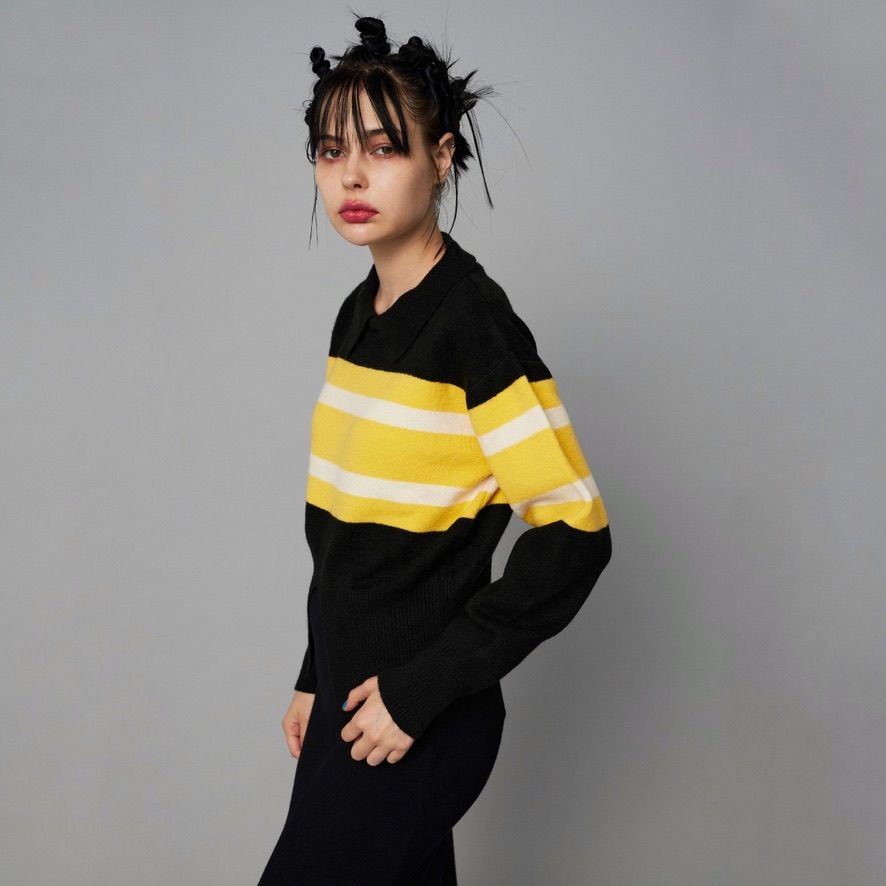 【残り一点】Border Knit Tops