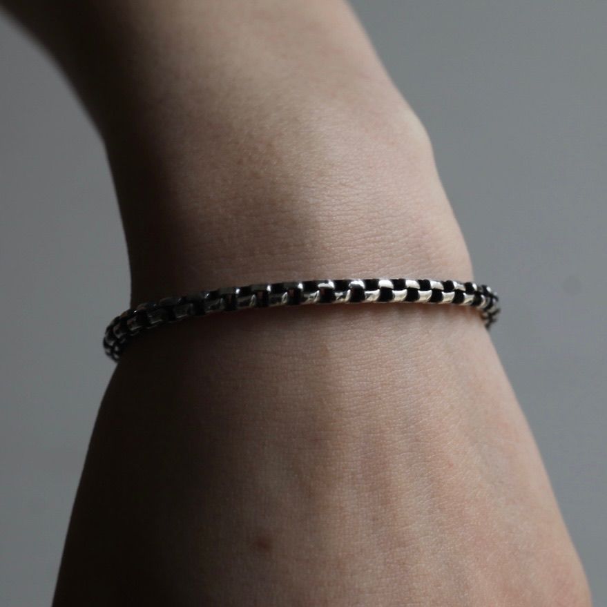 【お取り寄せ注文可能】Square Block Chain Bracelet