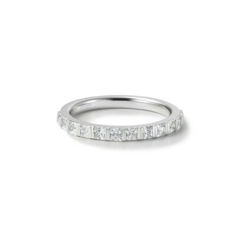 【お取り寄せ注文可能】Square Half Dia Ring(SILVER925)