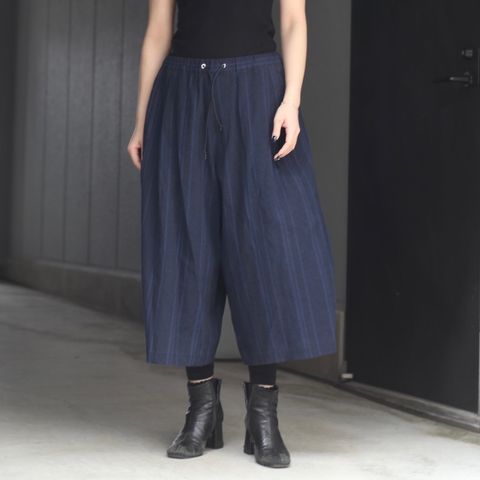 【残り一点】ワイドイージーショーツ(LINEN/COTTON)