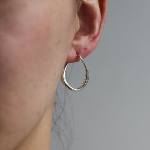 【残り一点】Teardrop Earrings SMALL LINK(両耳用)