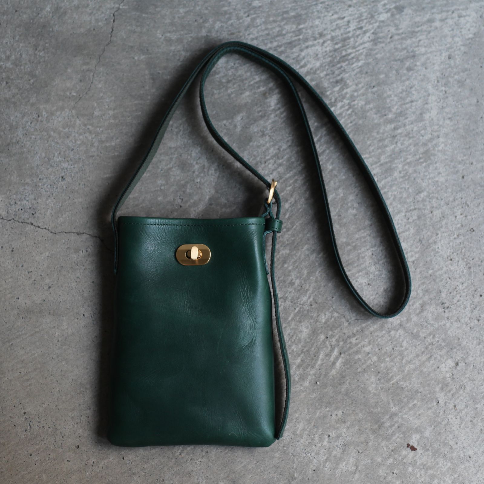 Hender Scheme - 【残りわずか】Twist Buckle Bag_XS(DEEP GREEN