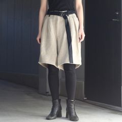 【残り一点】セミウェットリネンショートパンツ