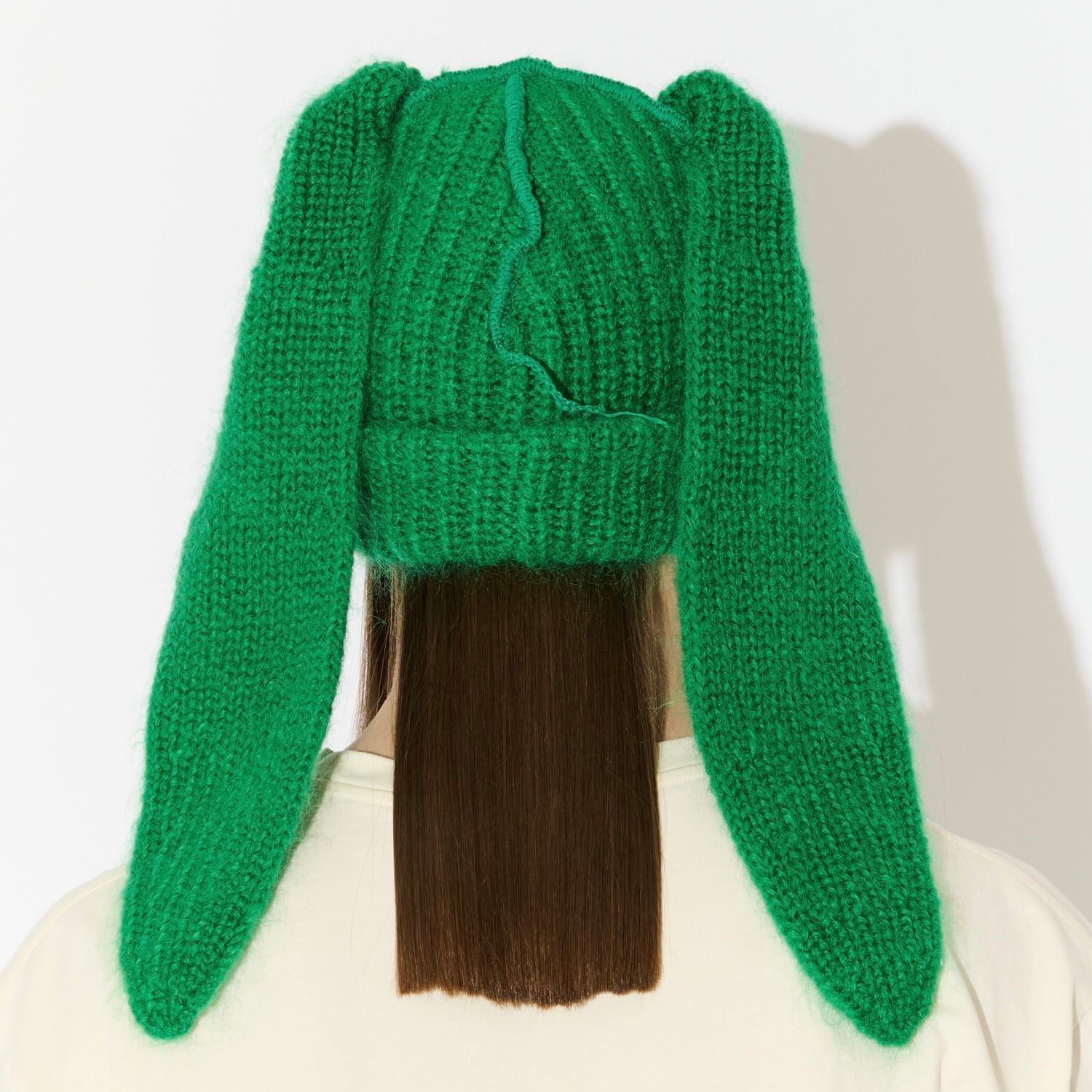 【残り一点】Mohair Chunky Rabbit Beanie