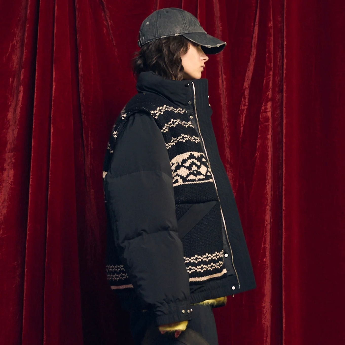 【残り一点】Knit Switching Prime Over Down Blouson