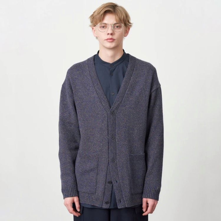 【残り一点】Wool Mouline Oversized Cardigan