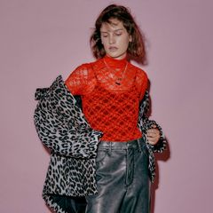 【残り一点】Lace Turtle Top
