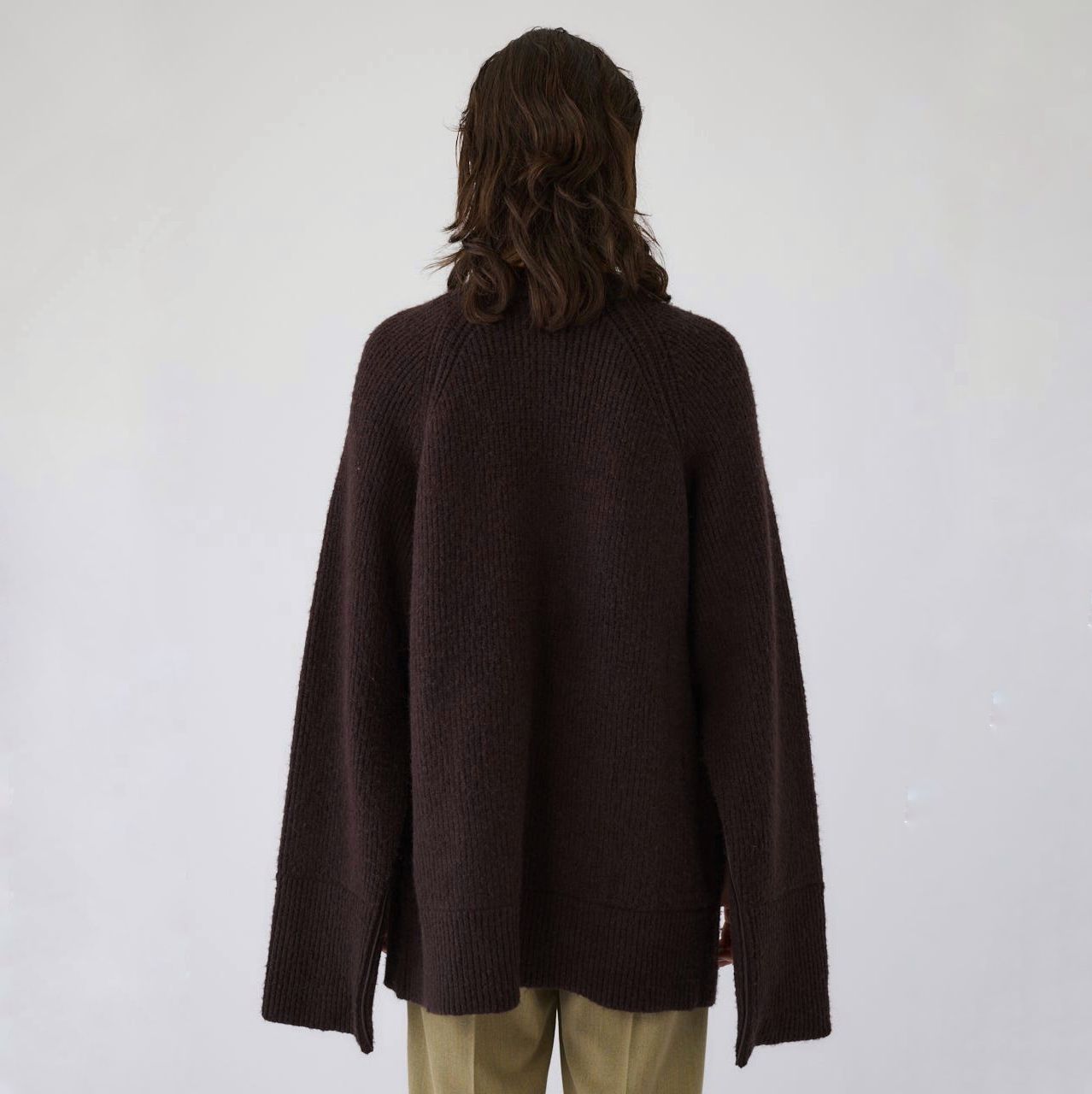 【残り一点】Poncho Like Raglan Knit C/D
