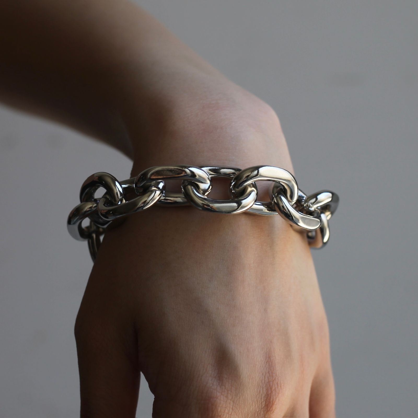 【残りわずか】Cut Oval Bracelet(SILVER)
