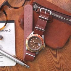 【お取り寄せ注文可能】BRWN GMT(CALF LEATHER×NYLON)