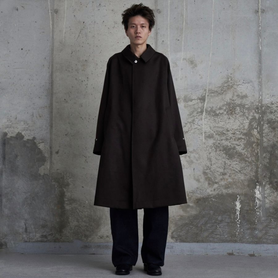 ジャケット・アウター Omar Afridi 22aw Zipped Balmacaan Coat Omar Afridi 22aw Zipped Balmacaan Coat