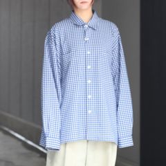 【残り一点】36G Wool Check Balise Shirt