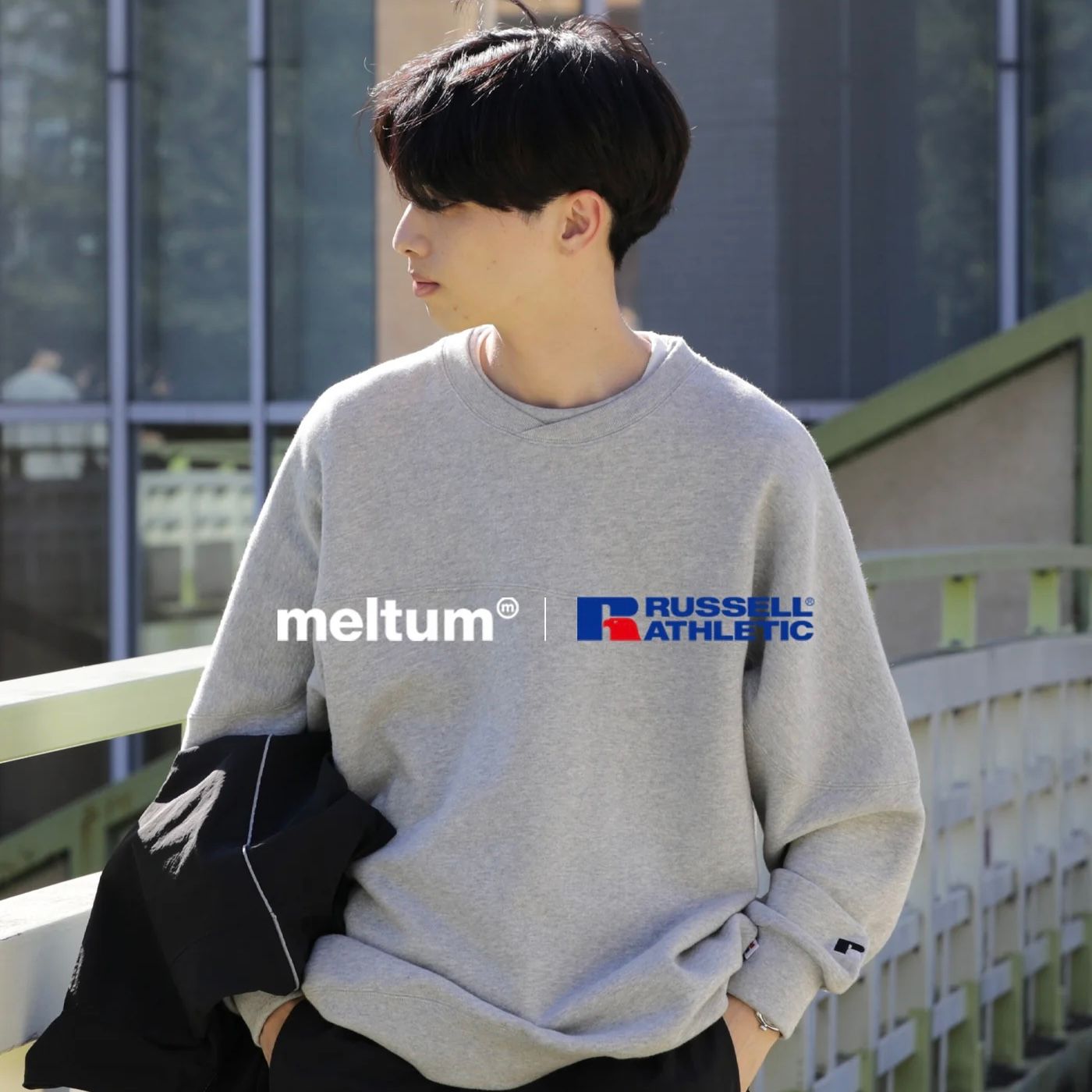 【残り一点】Cap Shoulder Sweat Shirt