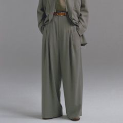 【残り一点】Wool Serge Hi-Waist Trousers