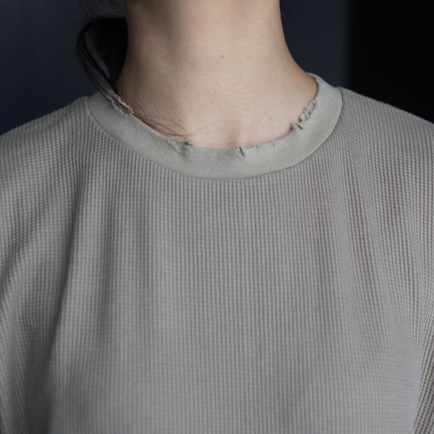 【残りわずか】Combat Long Thermal With Damaged(CLASSIC WAFFLE KNIT)