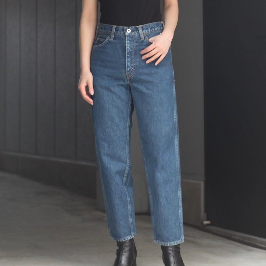 EVCON - 【残りわずか】5pocket Wide Denim Pants(BLUE