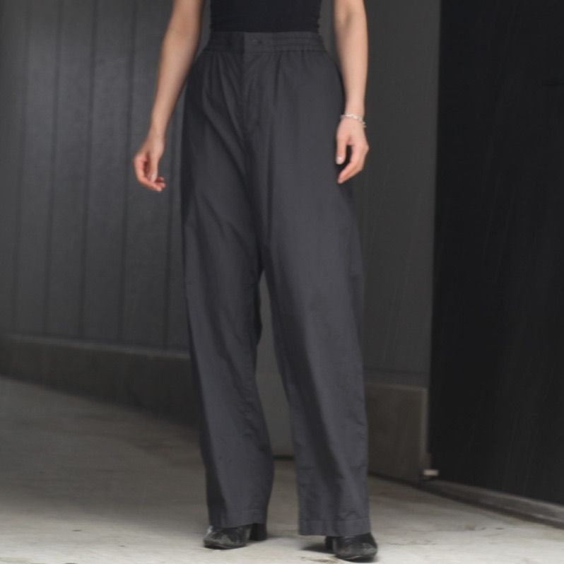 【再販売通知受付可能】Cotton Lawn Wide Easy Pants