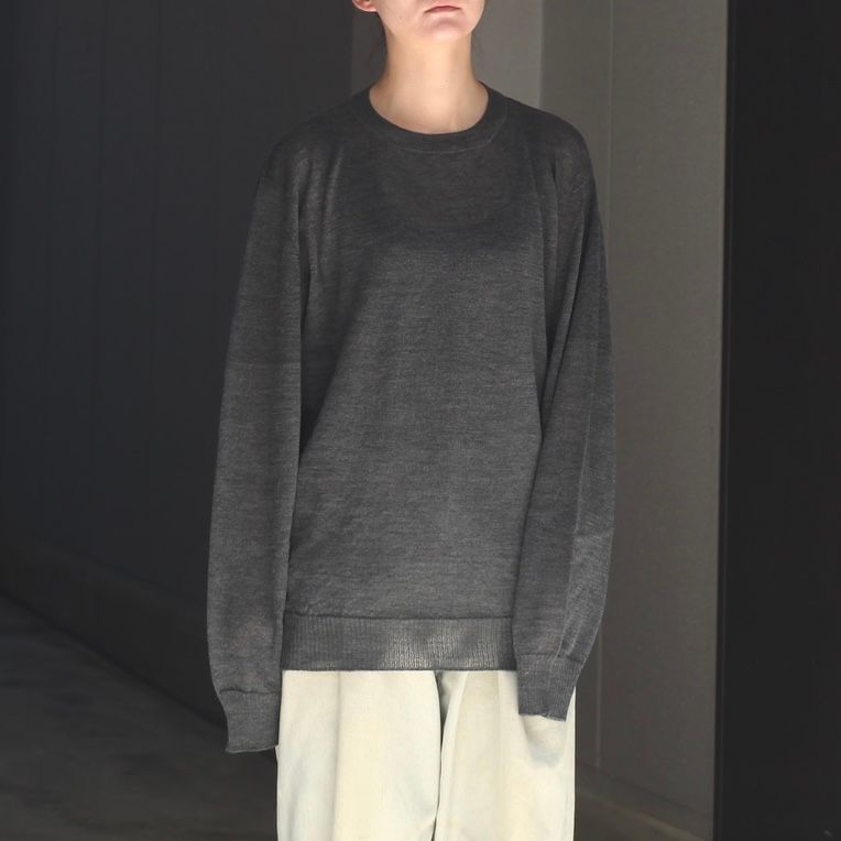 【残り一点】Wholegarment Wool Sheer P/O