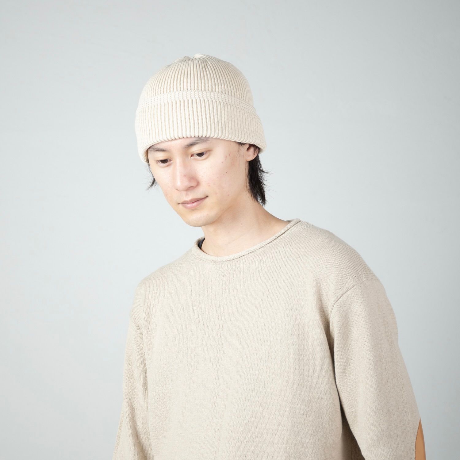 【残り一点】Cotton Acrylic Knit Beanie