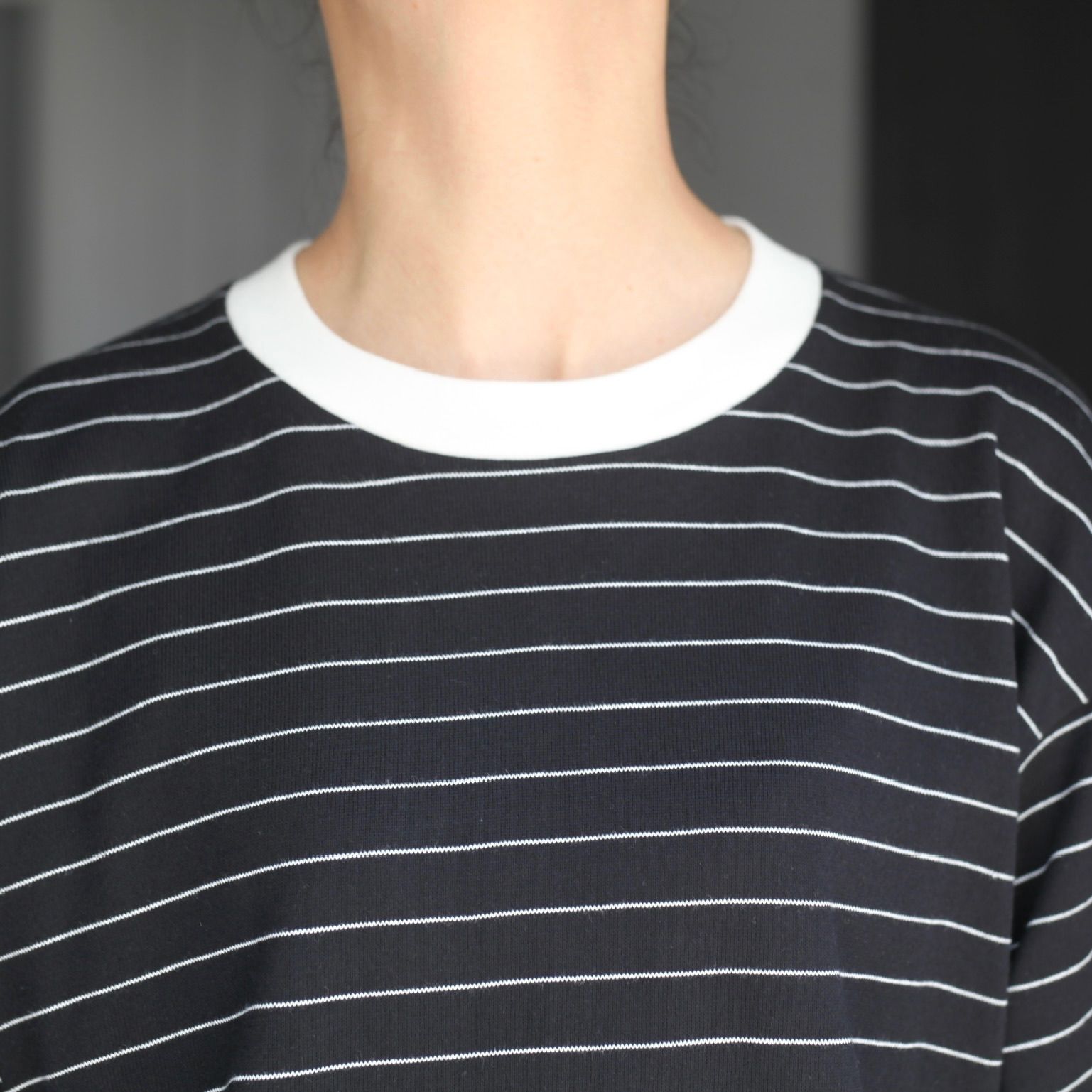 black and white shirt stripes