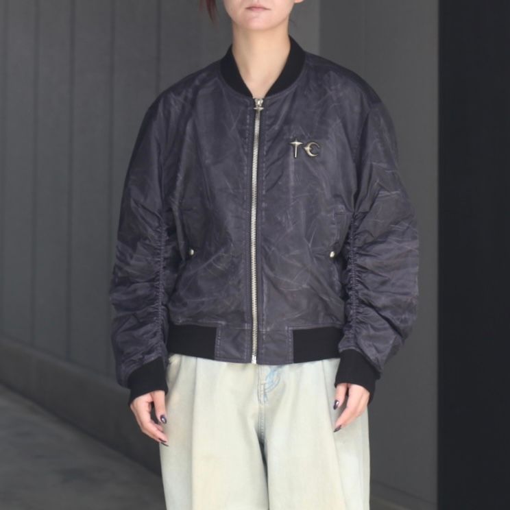 【残り一点】Jamong Two Tone Washed Ma-1 Jacket