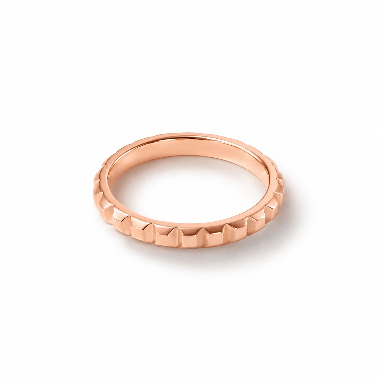 【お取り寄せ注文可能】Flat Studs Ring M(K18 PINK GOLD)