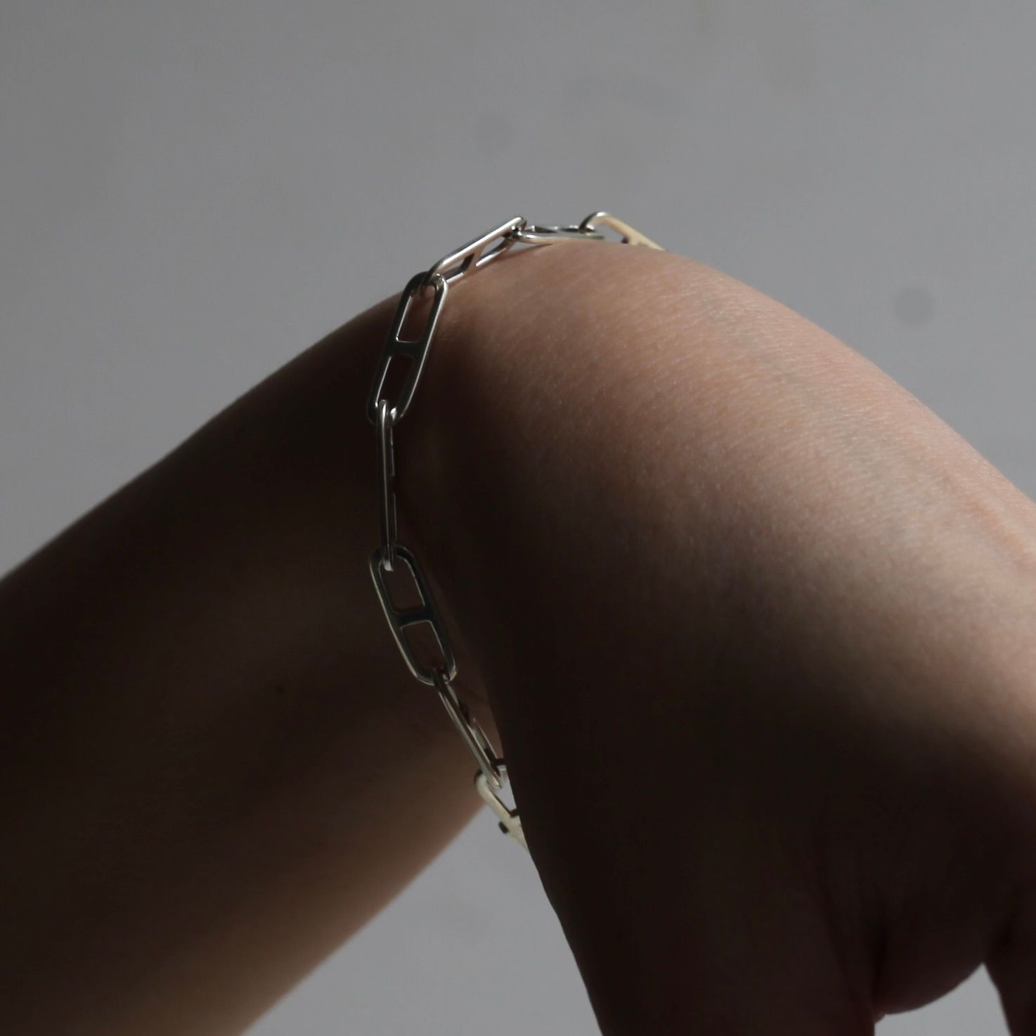 【残り一点】Flat Anchor Chain T-BAR Bracelet SMALL(7mm)