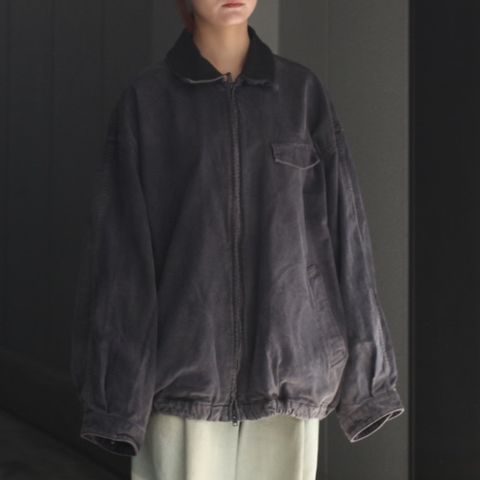 【残り一点】Sulfur Dyed Whip Cord Vintage Zip Jacket