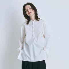 【残り一点】Suvin Broad Band Collar Shirt