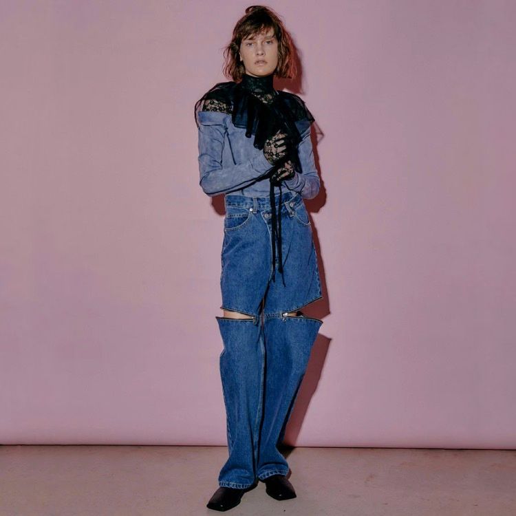 【残り一点】Side Slash Denim Pants