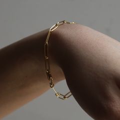 【再販売通知受付可能】Box Bracelet(GOLD)