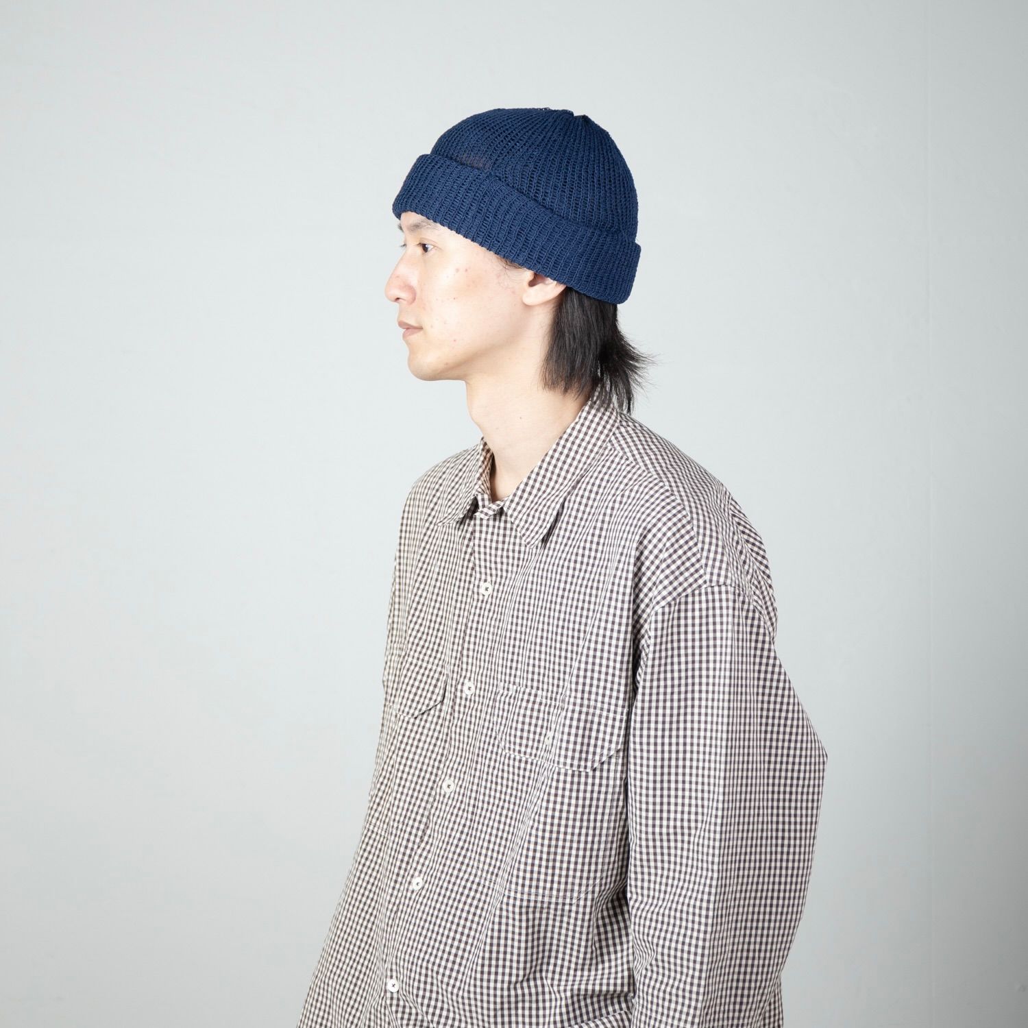 【残り一点】Sheer Mesh Short Knit Cap