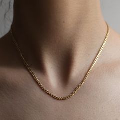 【残り一点】Saffi Necklace 43cm(GOLD)