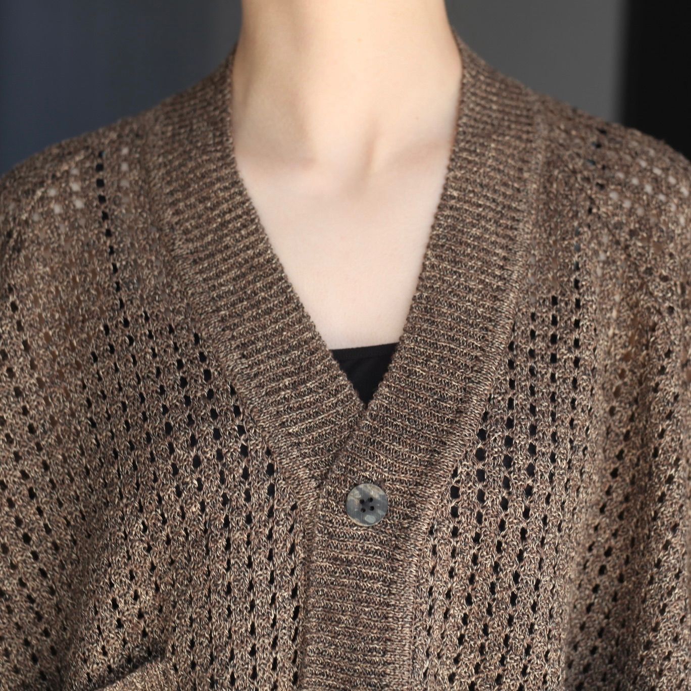 SUGARHILL - 【残り一点】Mock Twisted Yern Knit Cardigan