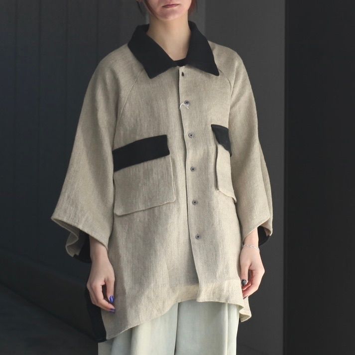 【残り一点】オーバーサイズレギュラーカラーシャツ S/S