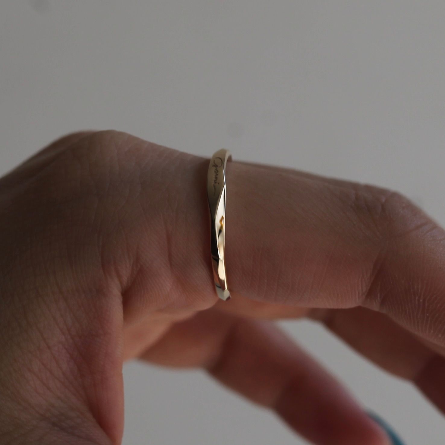 【お取り寄せ注文可能】K10 Crockery Ring_SS(GOLD)