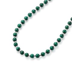 【お取り寄せ注文可能】Stone Ball Chain Necklace(GREEN)