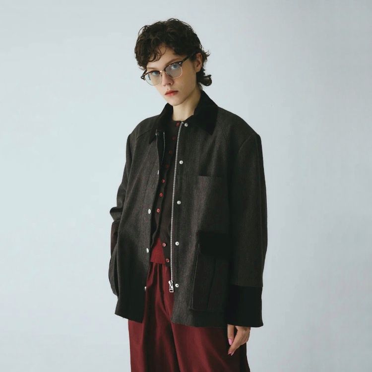 【残り一点】Herringbone Loose Jacket