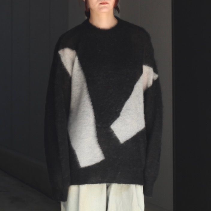 【残り一点】Photogram Intarsia Sweater