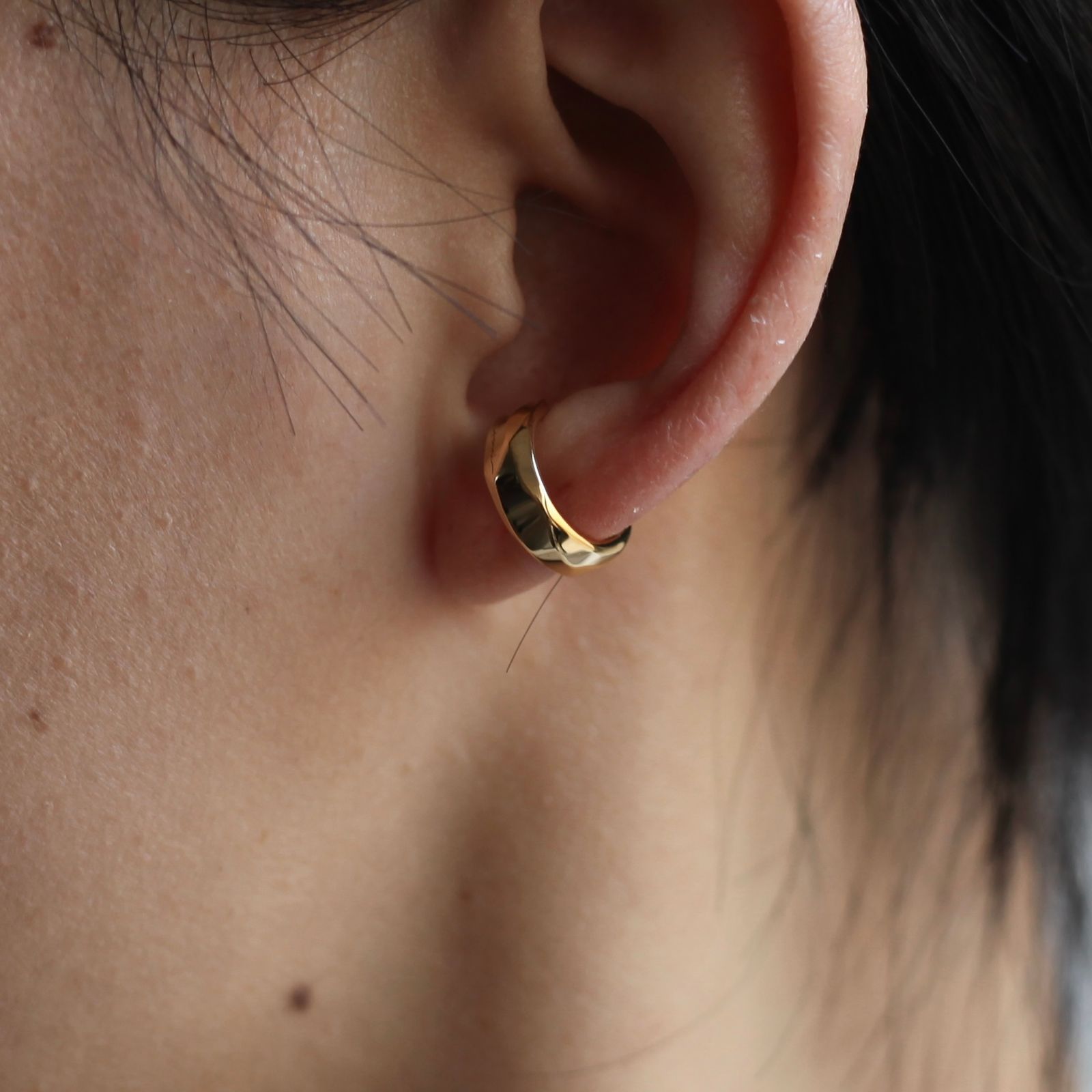 GARNI - 【残り一点】Crockery Ring Ear Cuff_L(SILVER) | ACRMTSM 