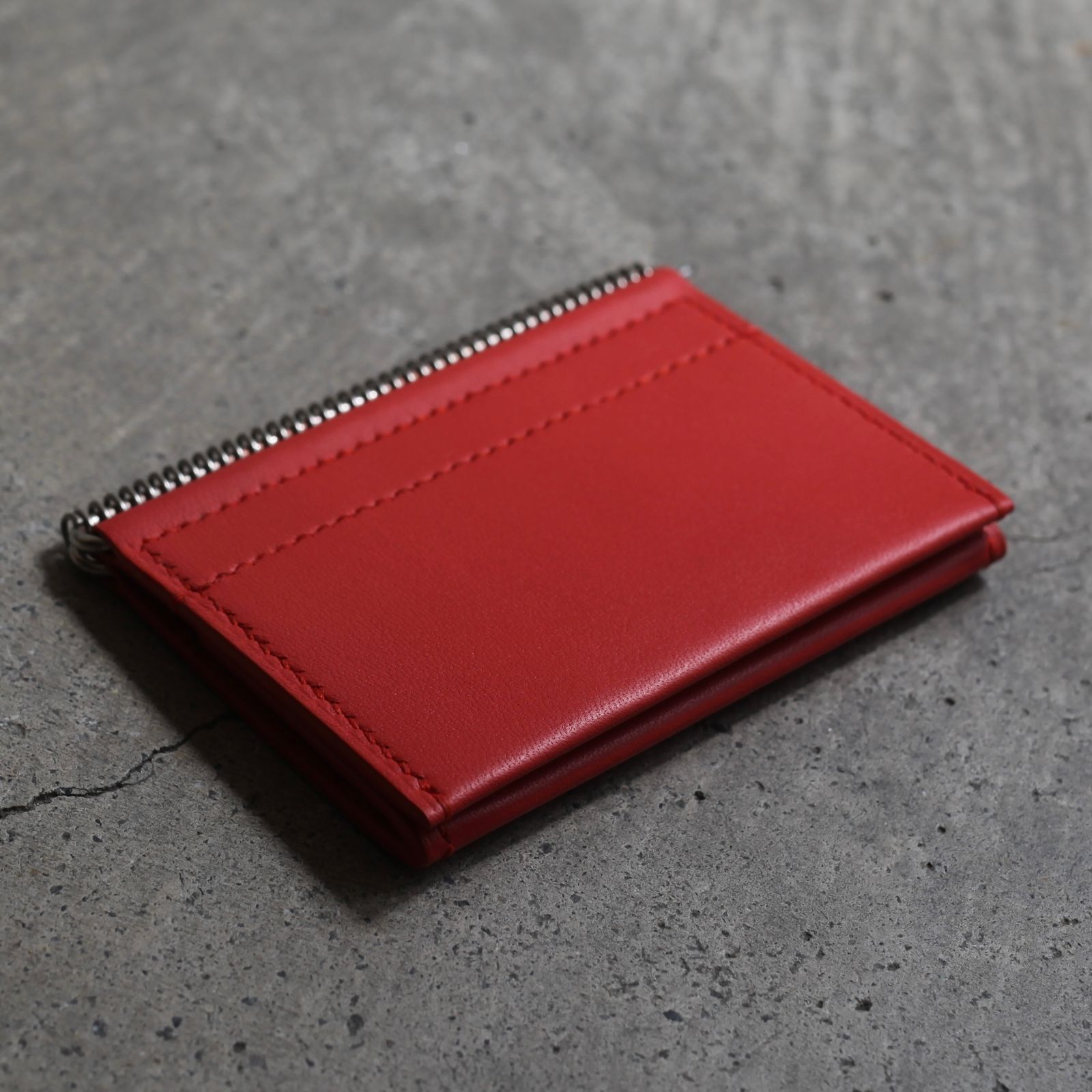 【残り一点】Coil Spring Card Case(HELIX_LAMB)