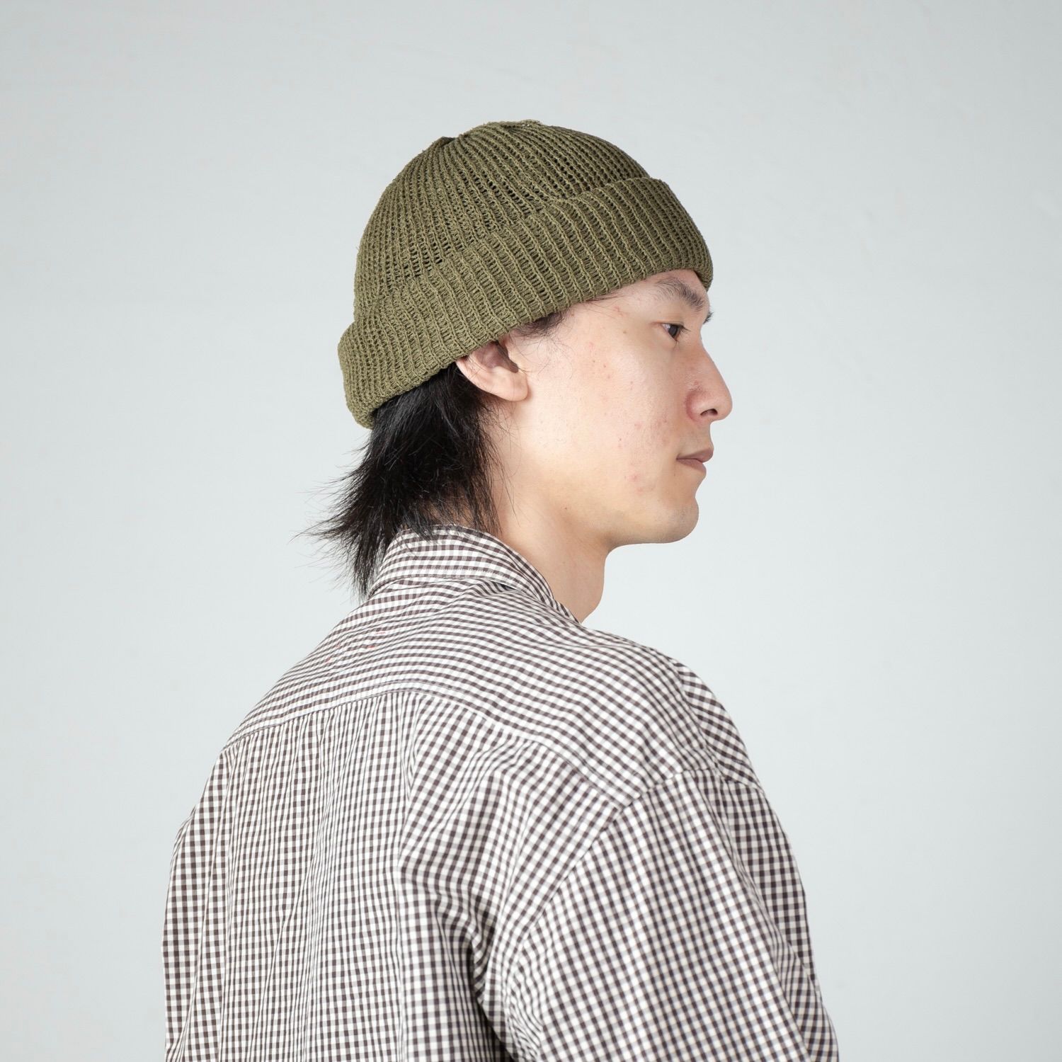 【残り一点】Sheer Mesh Short Knit Cap