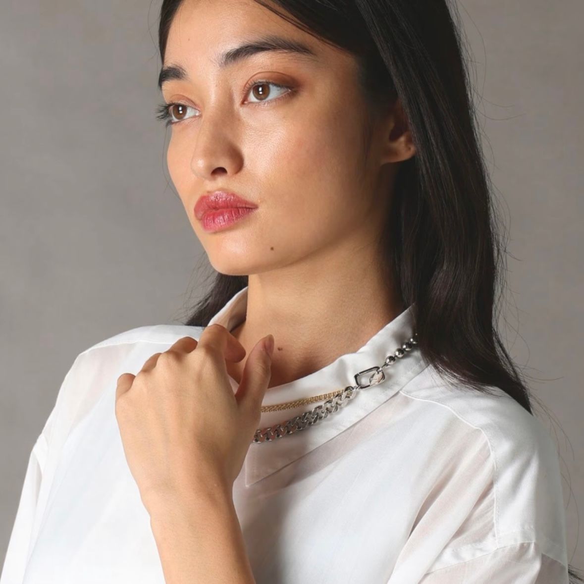 【残り一点】ラウンドネックレス(GOLD)