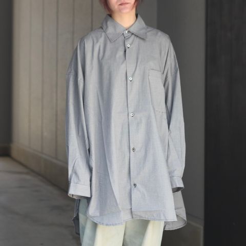 【残り一点】XXXXL レギュラーカラーL/Sシャツ