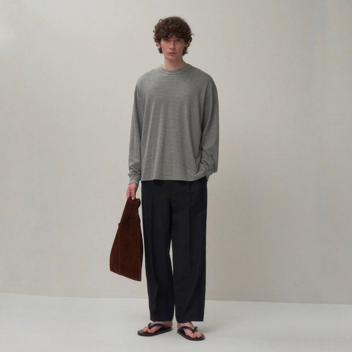 【残り一点】Suvin Double Jersey Crewneck Pullover