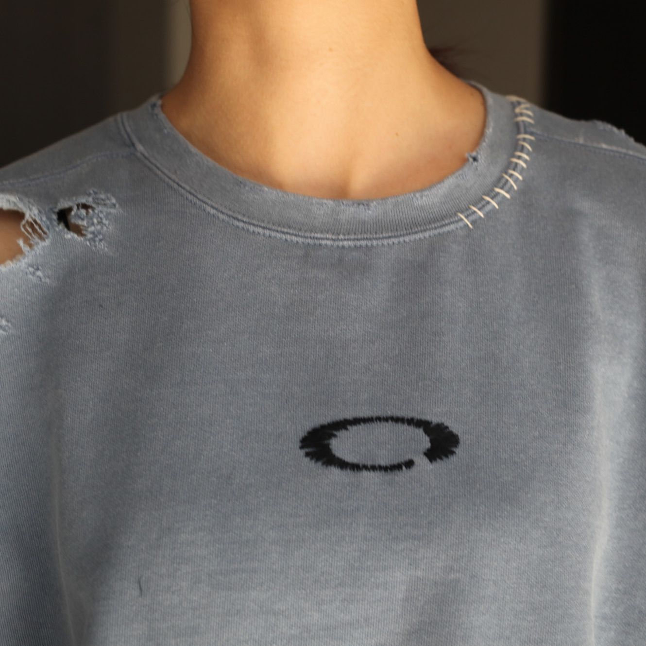 【残り一点】Inactive Crew Sweat With Repaired