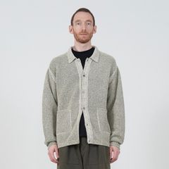 【残りわずか】Mesh Knitted Shirt Cardigan