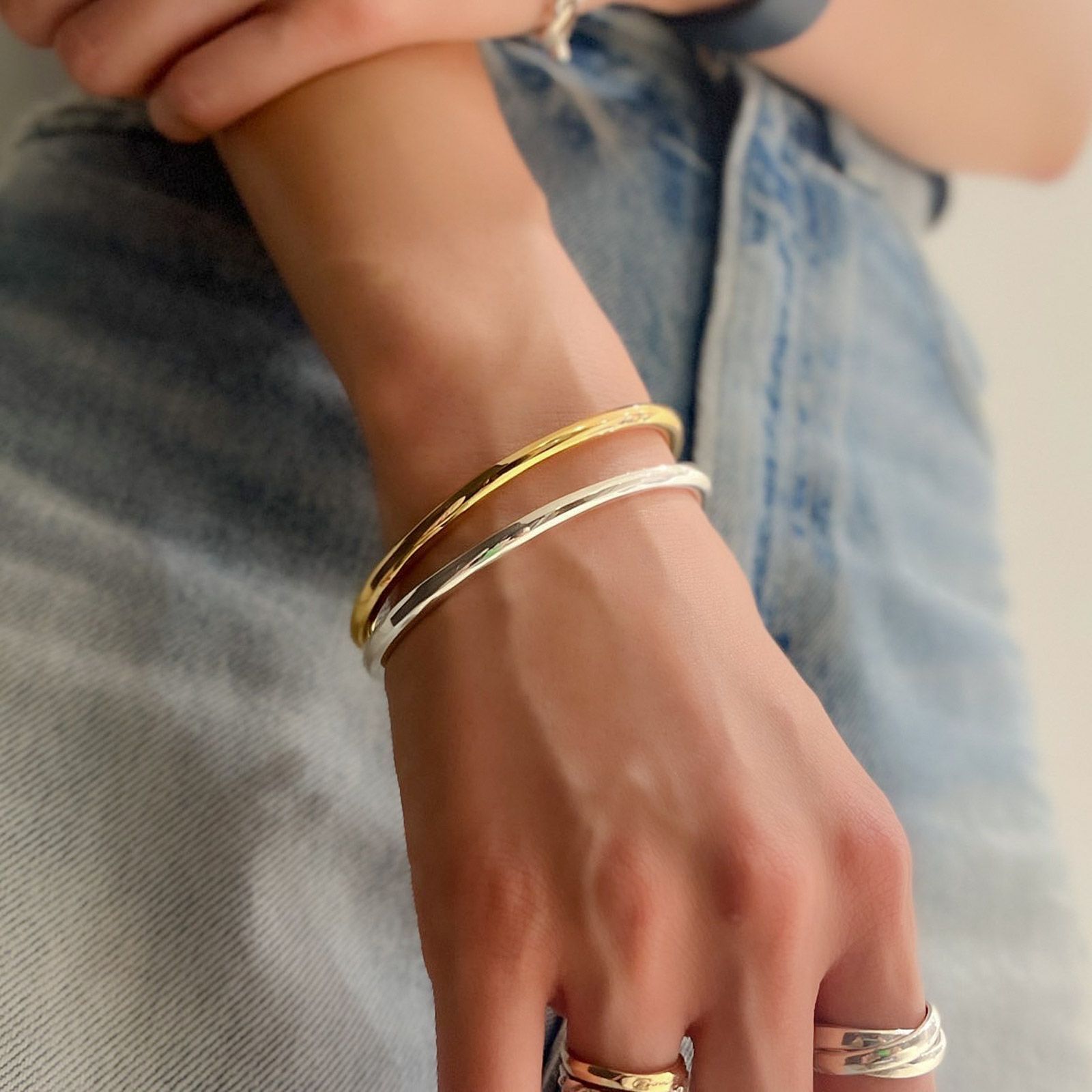 GARNI - 【残り一点】Little Studs Double Bangle | ACRMTSM