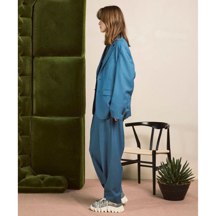 【残り一点】Dry Gabardine Regular-Over Set Up