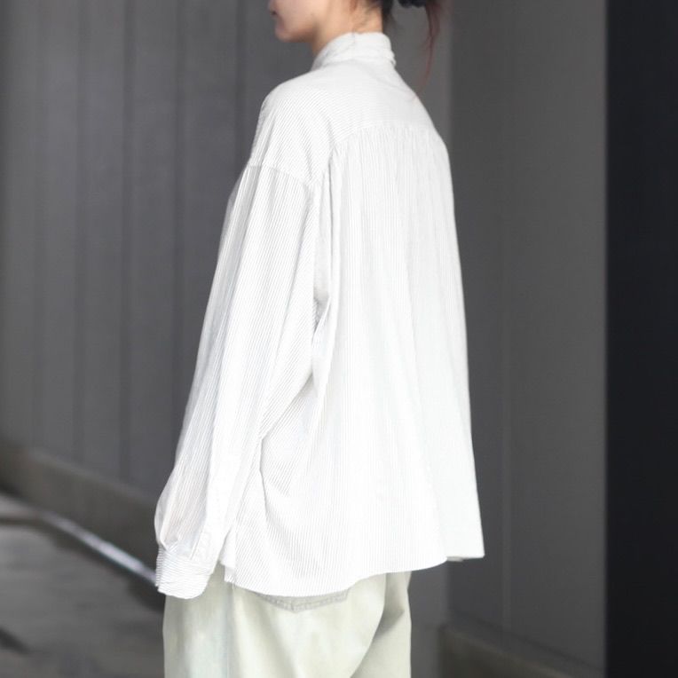 【残りわずか】46G Stripe Artisan Shirt